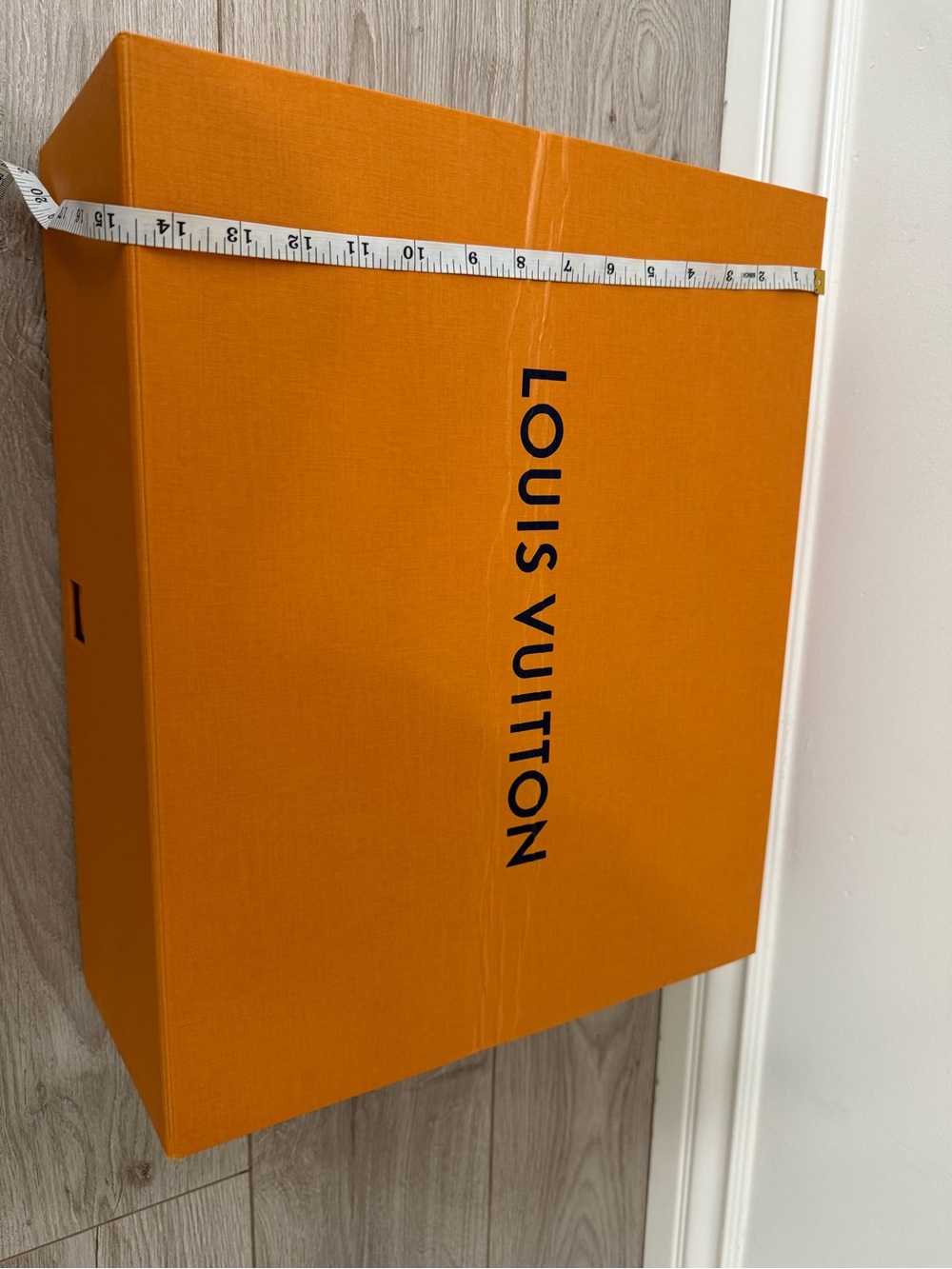 Large Louis Vuitton Orange Storage Box
